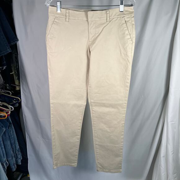 Tommy Hilfiger Hampton Chino Pants Womens 4 Stretch Slim Fit Beige Khaki Casual - Picture 11 of 14